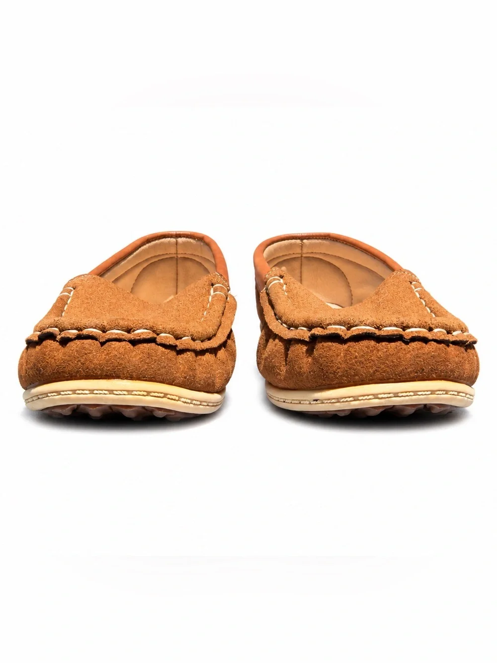 Kids Brown Suede Driving Moccasins Loafers EU 29 / US 12 Slip on Casual Shoes
